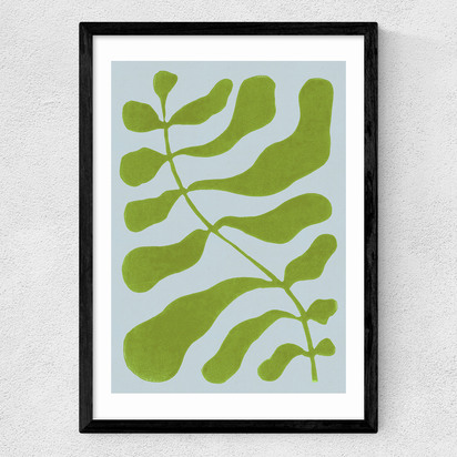 Quiet Growth 50x70cm Frame Black Medium (22mm) 