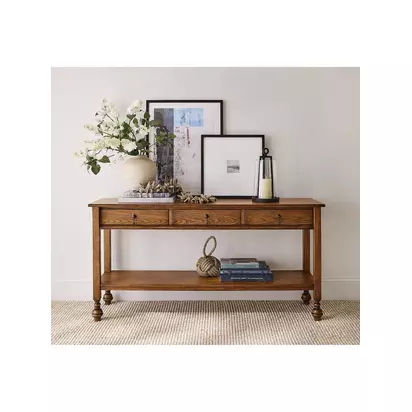 Pottery Barn Summerville Console Table, Tuscan Brown Tuscan Brown | H76 x W152 x D41cm