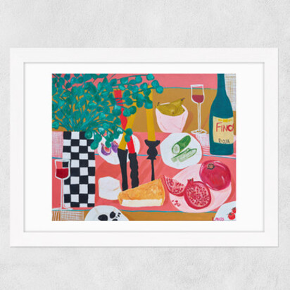 Kitchen Stories Tapas 50x70cm Frame Black Narrow (15mm) 