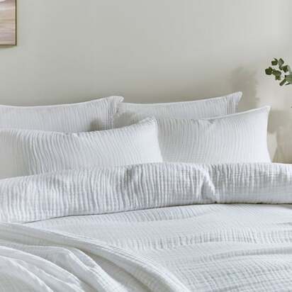 Cotton Muslin Duvet Cover and Pillowcase Set