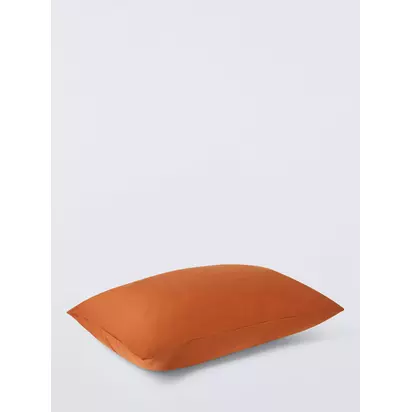 John Lewis Rectangular Velvet Cushion Auburn | 35 x 55cm