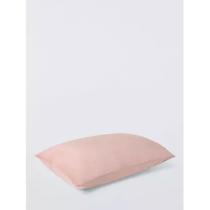 John Lewis Rectangular Velvet Cushion Plaster | 35 x 55cm