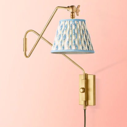 Cooper Wall Fitting in Antique Brass