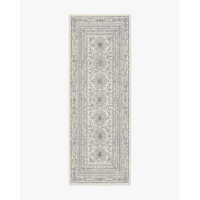 Gisele Ivory & Soft Charcoal Rug - 75 x 215 cm - All-In-One Rug