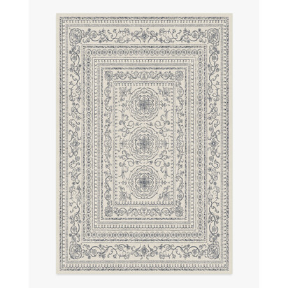 Gisele Ivory & Soft Charcoal Rug - 185 x 275 cm - All-In-One Rug