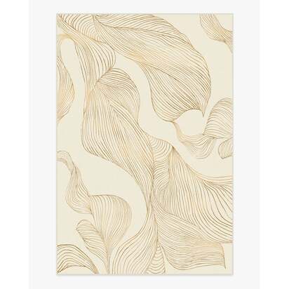 Sana Cream & Gold Rug - 185 x 275 cm - All-In-One Rug