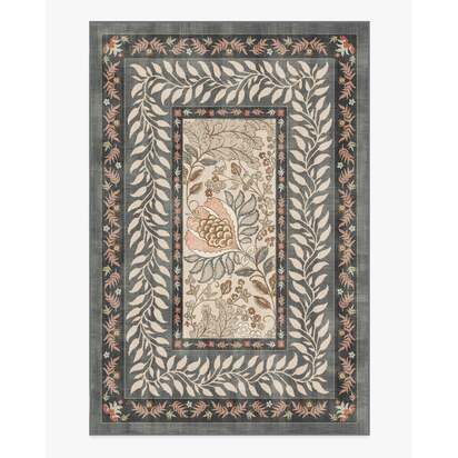 Provence Grey & Coral Rug - 185 x 275 cm - All-In-One Rug