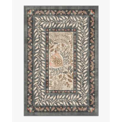 Provence Grey & Coral Rug - 200 x 290 cm - All-In-One Rug
