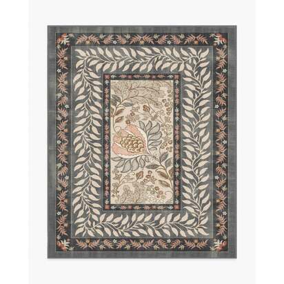 Provence Grey & Coral Rug - 245 x 305 cm - All-In-One Rug