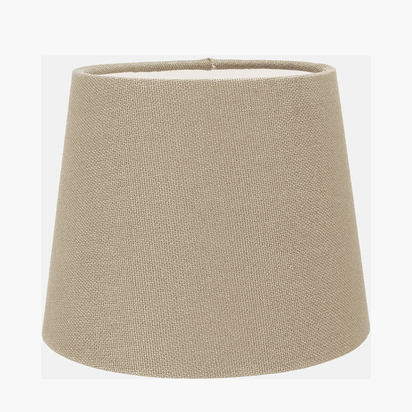 Pelham 15cm Taupe Handloom Tapered Candle Clip Lampshade