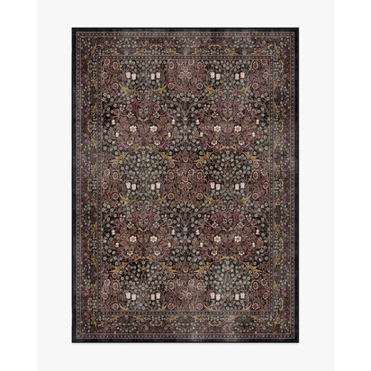 Blackthorn Charcoal & Amber Rug by Morris & Co. - 150 x 215 cm - All-In-One Rug