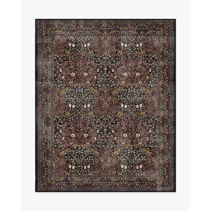 Blackthorn Charcoal & Amber Rug by Morris & Co. - 245 x 305 cm - All-In-One Rug