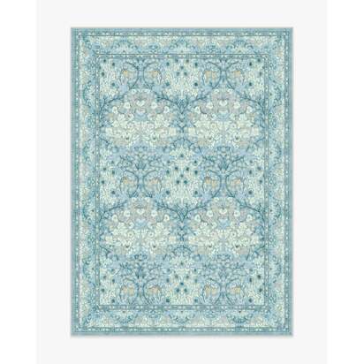 Blackthorn Slate Blue Rug by Morris & Co. - 150 x 215 cm - All-In-One Rug