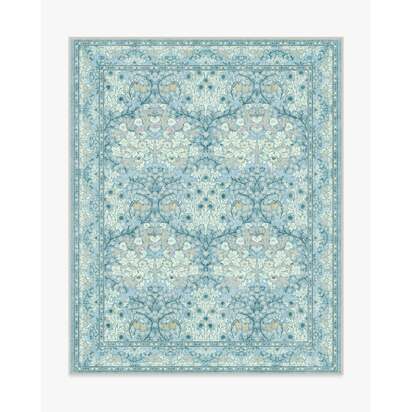 Blackthorn Slate Blue Rug by Morris & Co. - 245 x 305 cm - All-In-One Rug