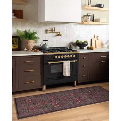 Blackthorn Amber Red Rug by Morris & Co. - 75 x 215 cm - All-In-One Rug