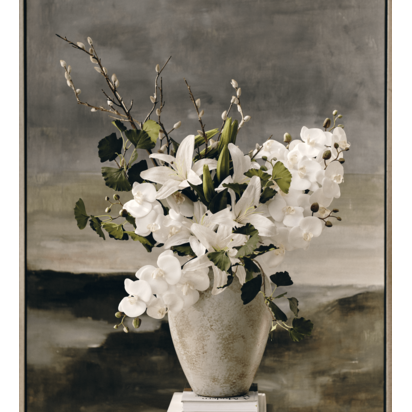 OKA | Faux Pussy Willow Branch - Grey | Faux Flower Branch