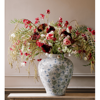 OKA | Faux Fritillaria Stem - White | Faux Flower Stem