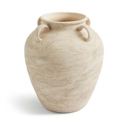 Textured Ceramic Urn Vase