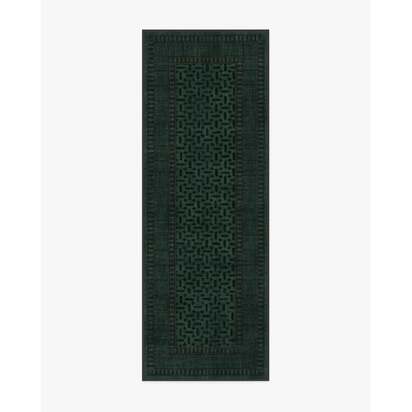 Kairos Forest Green Rug - 75 x 215 cm - All-In-One Rug
