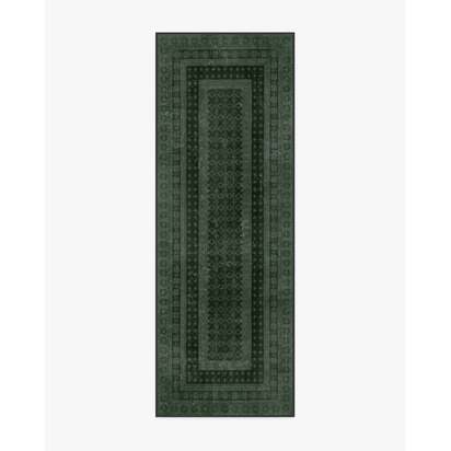 Cyrus Forest Green Rug - 75 x 215 cm - All-In-One Rug