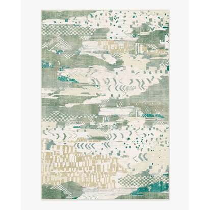 Gaia Green Rug - 185 x 275 cm - All-In-One Rug