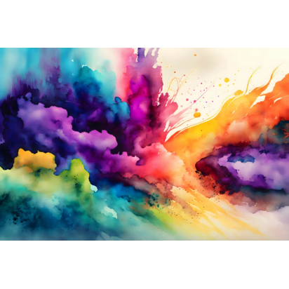 WALLISM - Rainbow Explosion Mural