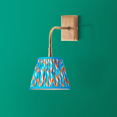 Matchbox rechargeable wall fitting in antique brass