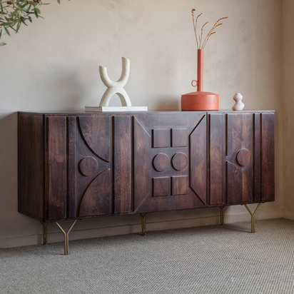 Stonecroft 3 Door Sideboard 1600x450x800mm