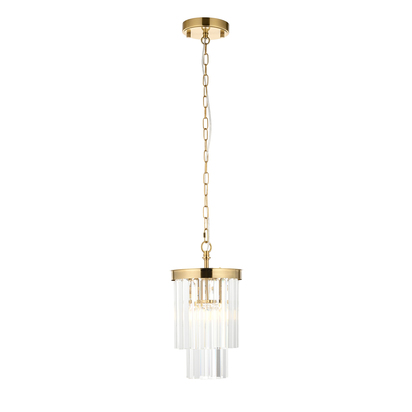 Holt 1 Pendant Light Brushed Aged Brass