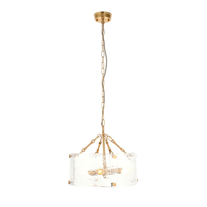 Newbury 4 Pendant Light Brushed Aged Brass
