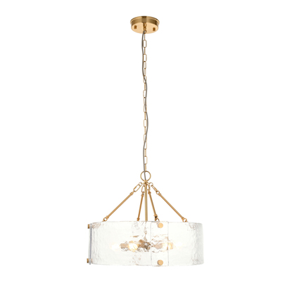Newbury 6 Pendant Light Brushed Aged Brass