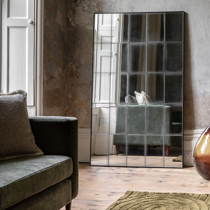 Queensbury Antique Mirror 1000x1600x30mm  - Large