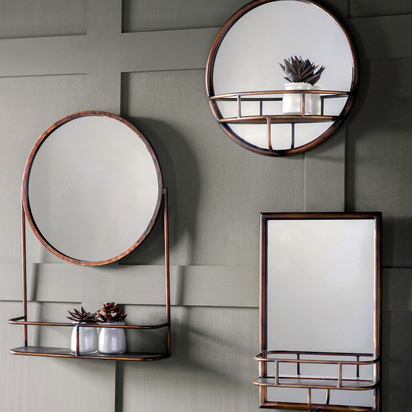 Faircott Rectangle Mirror Black