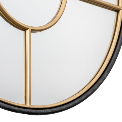 Angelo Round Mirror Gold 800x35x800mm LARGE
