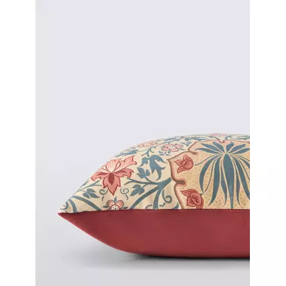 Morris & Co. Iris & Rose Cushion, Multi Multi | 50 x 50cm