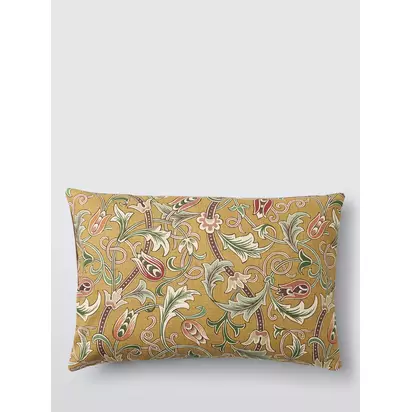 Morris & Co. Scrolling Tulip Cushion Gold | 40 x 60cm