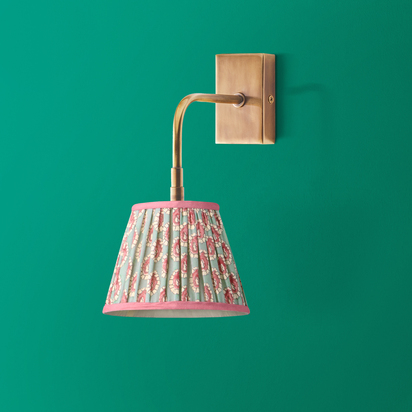 Matchbox rechargeable wall fitting in antique brass