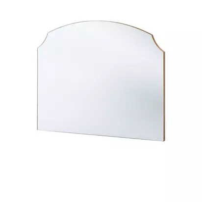 Yearn Deluxe Overmantel Wood Frame Wall Mirror, 70 x 90cm Gold | 70 x 90 x 2cm