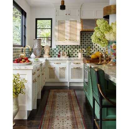 Mitra Multicolour Flatwoven Rug by Martyn Lawrence Bullard - 200 x 290 cm - Rug + Pad System