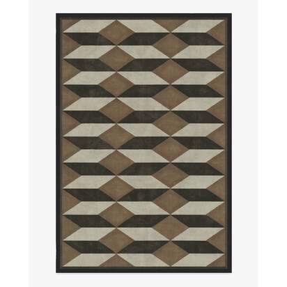 Oak Black & Camel Flatwoven Rug by Martyn Lawrence Bullard - 200 x 290 cm - Rug + Pad System