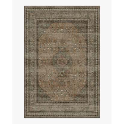 Rowan Stone & Soft Clay Flatwoven Rug - 200 x 290 cm - Rug + Pad System