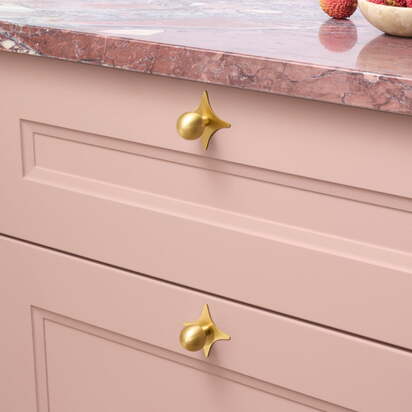 BOBBIN Rounded Knob - Brass - Default Title