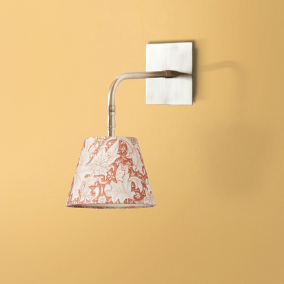 Stevie rechargeable wall fitting in antique silver