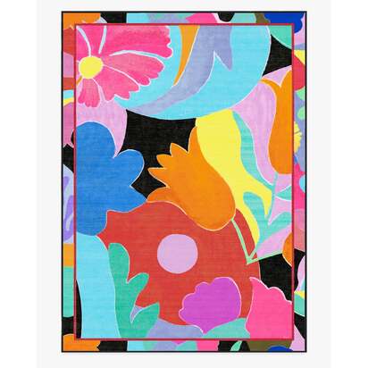 King's Road Multicolour Flatwoven Rug by RIXO - 305 x 425 cm - Rug + Pad System