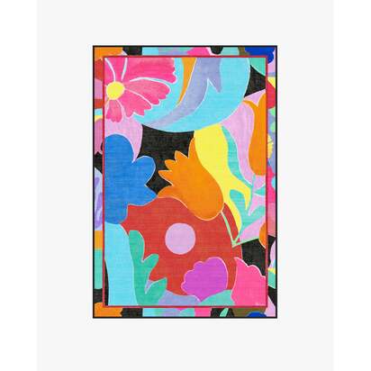King's Road Multicolour Flatwoven Rug by RIXO - 120 x 185 cm - Rug + Cushioned Pad System
