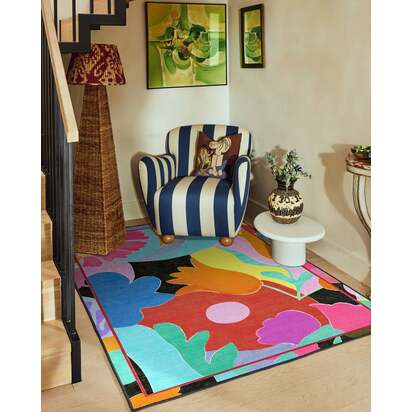 King's Road Multicolour Rug by RIXO - 245 x 305 cm - All-In-One Rug