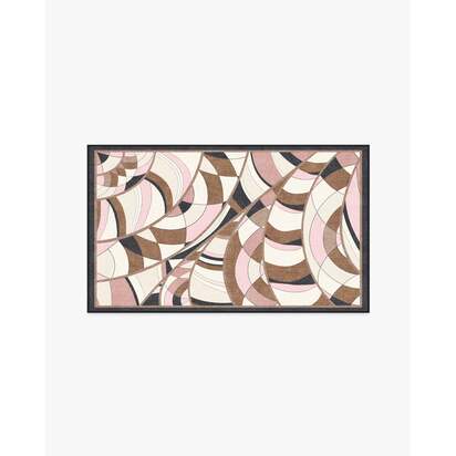 Portobello Road Soft Pink & Black Rug by RIXO - 90 x 150 cm - All-In-One Rug