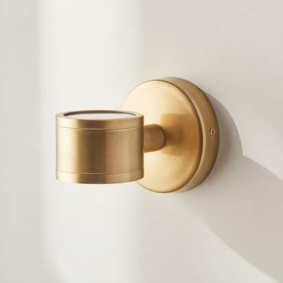 Bettina Wall Light in brass