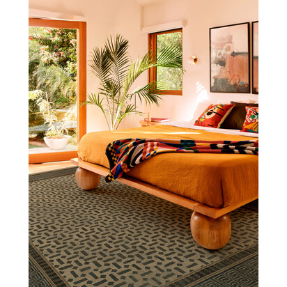 Kairos Charcoal & Tan Rug - 150 x 215 cm - All-In-One Rug