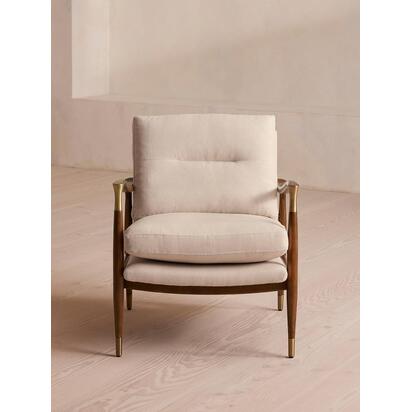 Theodore Armchair, Linen, Natural